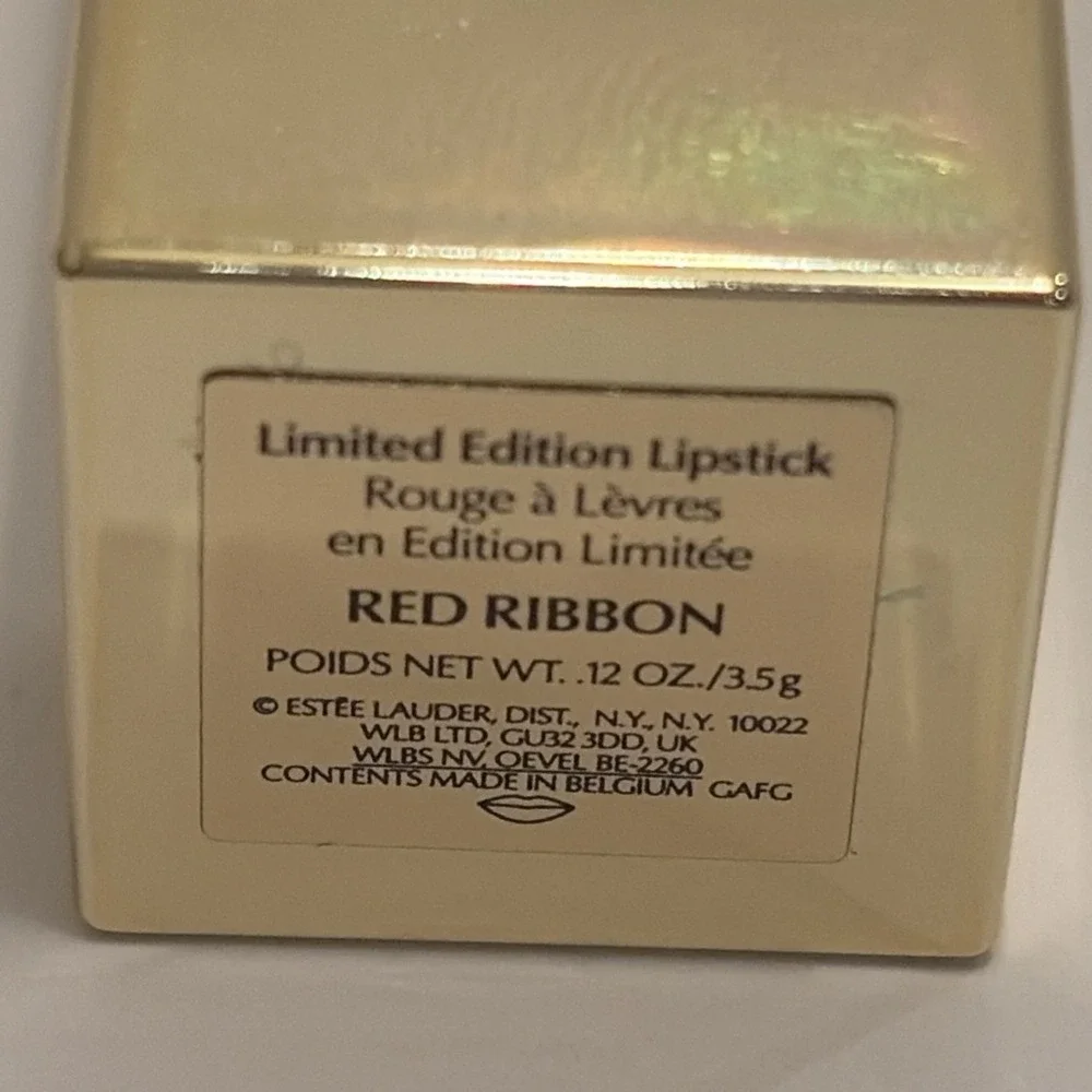 Estee Lauder Limited‎ Edition Lipstick Red Ribbon 0.12oz/3.5g New